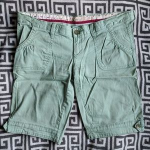 Green Hollister shorts 1